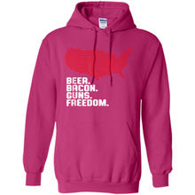 Load image into Gallery viewer, 4th of July Shirt Beer Bacon Guns Freedom