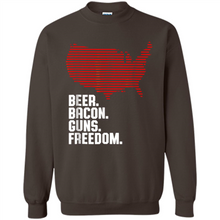 Load image into Gallery viewer, 4th of July Shirt Beer Bacon Guns Freedom