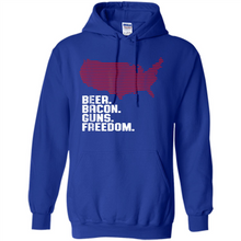 Load image into Gallery viewer, 4th of July Shirt Beer Bacon Guns Freedom